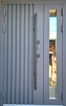 КРОНА RAL 7024 (ТЕРМОРАЗРЫВ/ДВУХСТВОРЧАТАЯ)