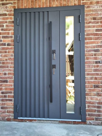 КРОНА RAL 7024 (ТЕРМОРАЗРЫВ/ДВУХСТВОРЧАТАЯ)